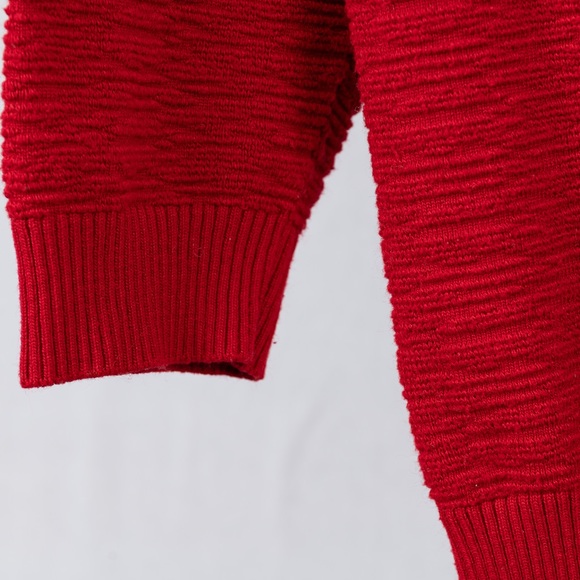 M.K.M Designs vintage red sweater size S - Picture 7 of 10